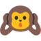 Hear-No-Evil Monkey emoji on Google